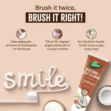 Dabur Pasta do zębów z olejem kokosowym i sodą oczyszczoną